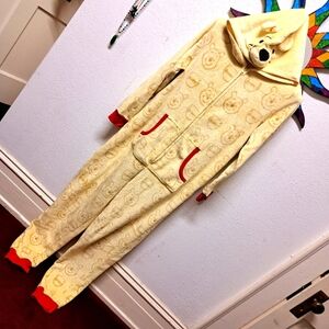 Disney Winnie The Pooh  Sleepwear Onsie With Hood